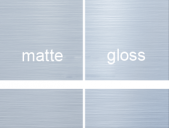Silver  Matte / Gloss