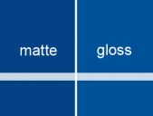 Blue Matte / Glass